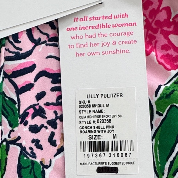 NWT Lilly Pulitzer cilia high rise skort size medium - Picture 2 of 2